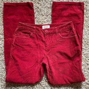 Talbots Petites Red Corduroy Pants